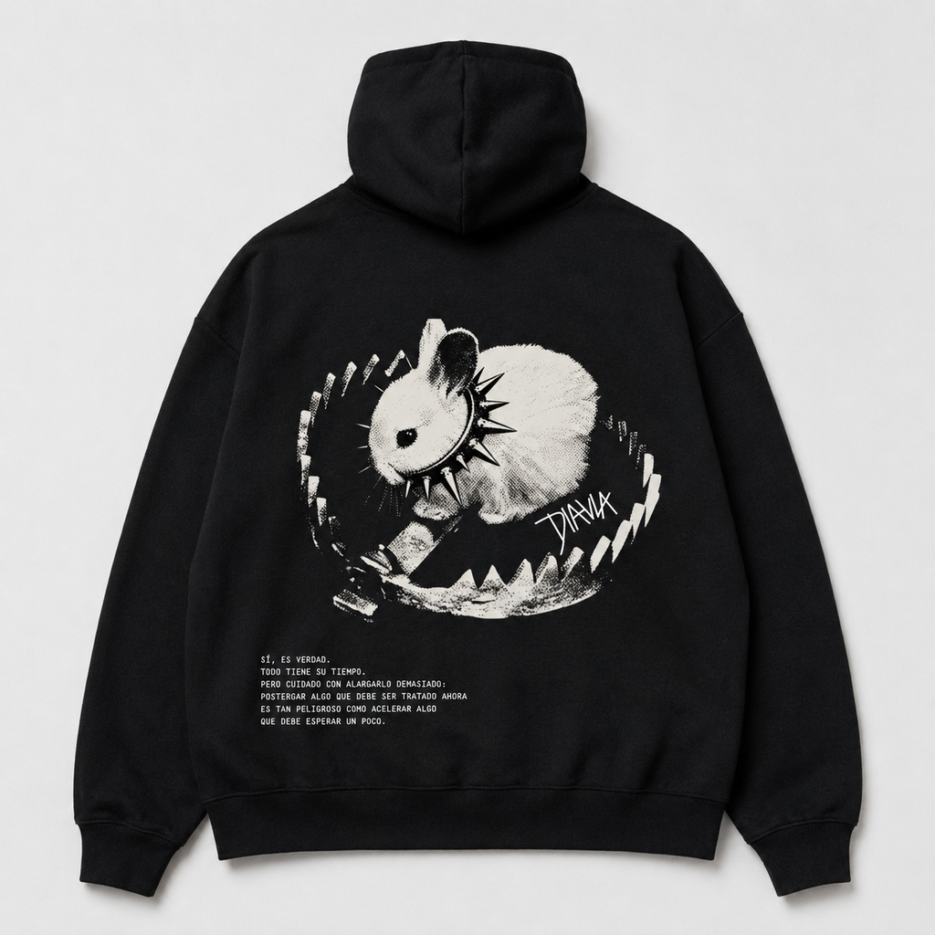 Polerón Oversized - Rabbit Take Care