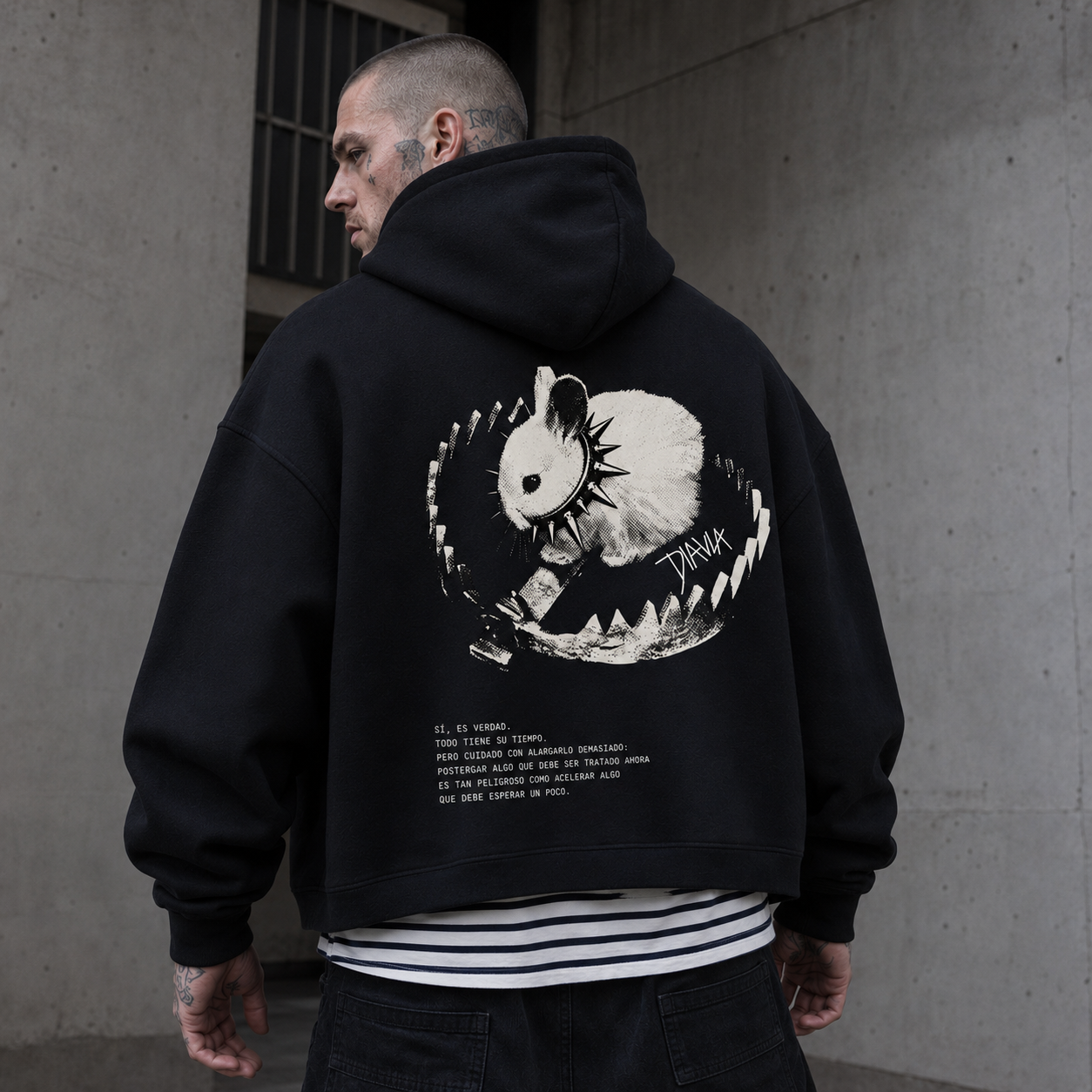 Polerón Oversized - Rabbit Take Care
